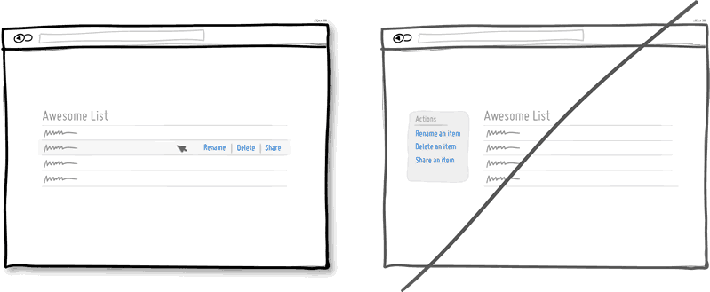 用直接操作來代替無數(shù)個菜單