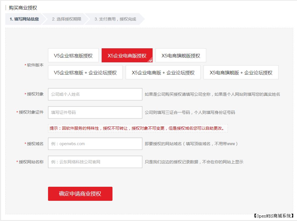 【商業授權】操作詳細流程 【商業授權】操作詳細流程